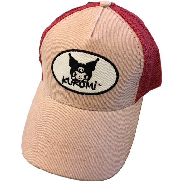 Kuromi x Forever 21 Graphic Trucker Hat Cap Pink Hello Kitty & Friends Mesh - Picture 3 of 14